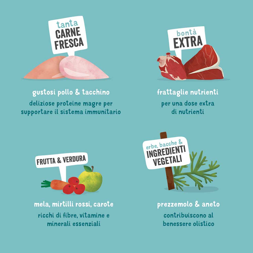 Alimento cane Adulto Pollo e Tacchino Edgard Cooper 4