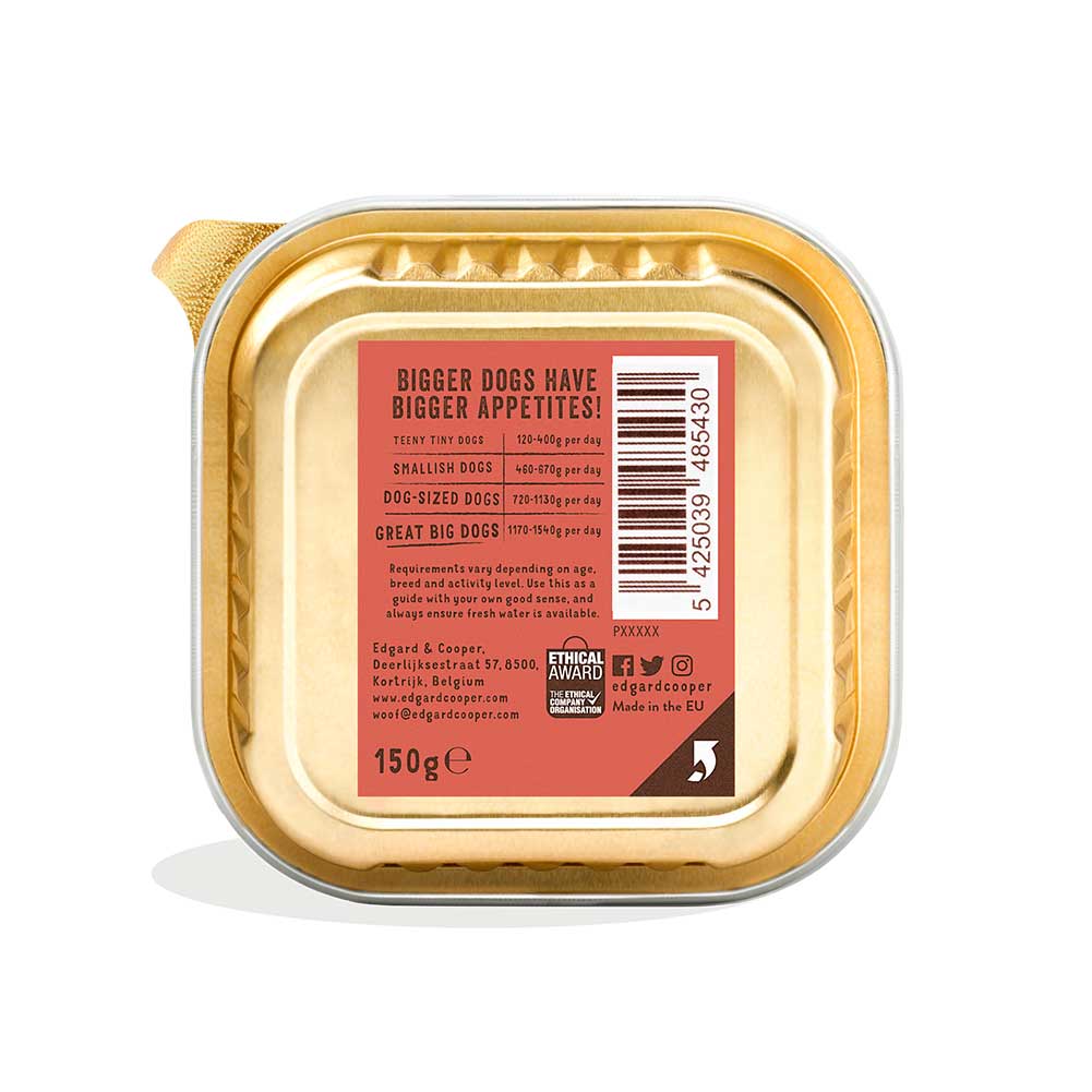 Alimento cane Senior Pollo e Salmone Edgard Cooper 150g 2