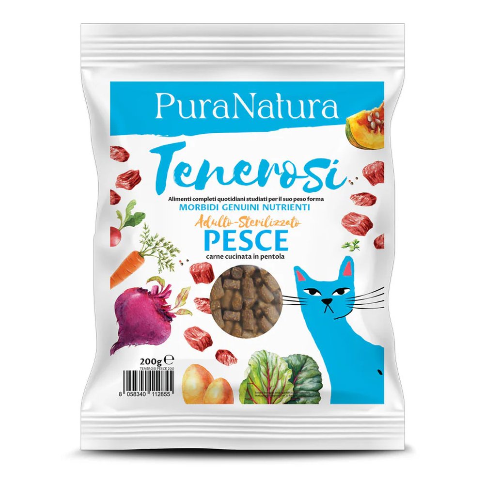 Tenerosi Pura Natura Pesce Pescato per Gatti 200g 1