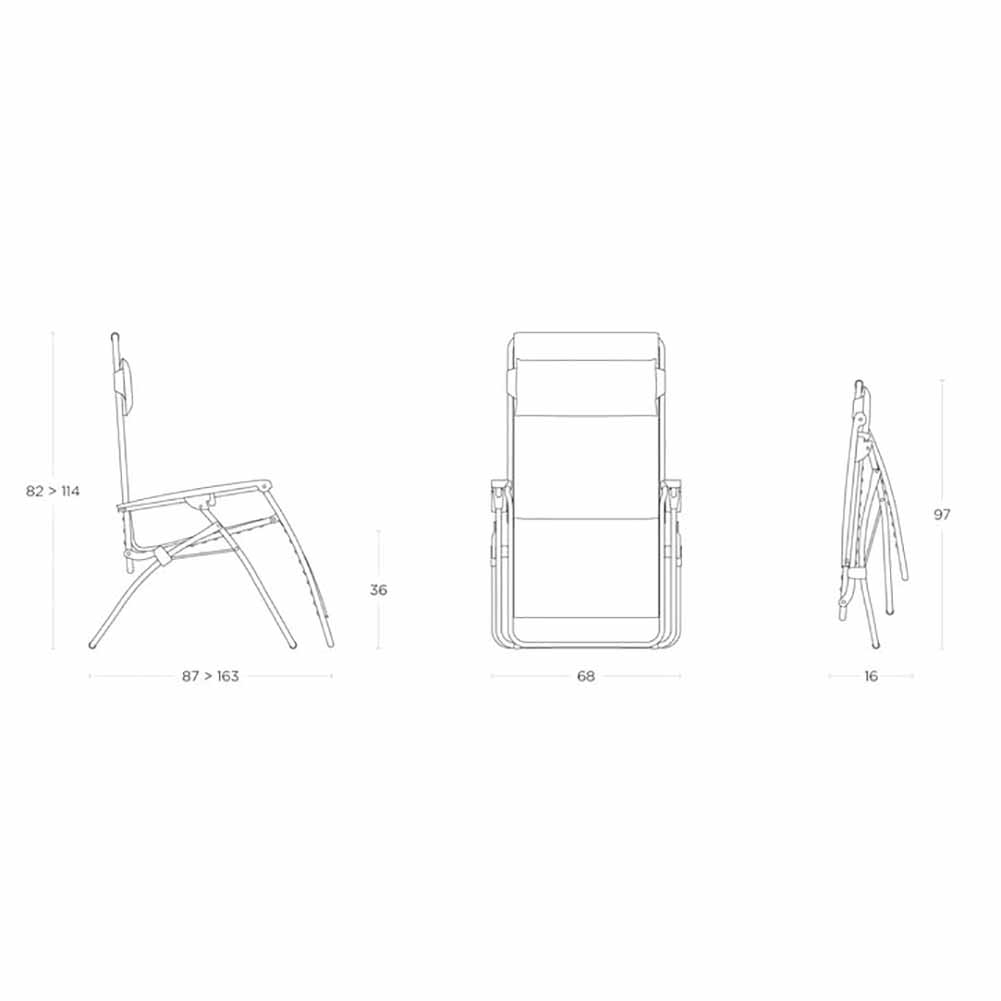 Poltrona Relax Lafuma R Clip Ocean II LFM4020.9870 6