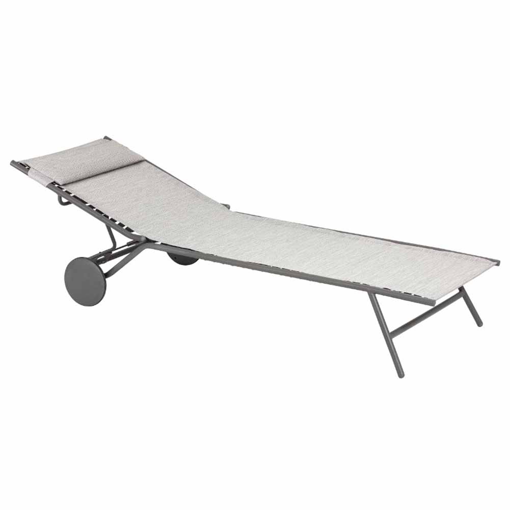 Lettino Lafuma Miami II Galet Titane LFM5171.9714 3