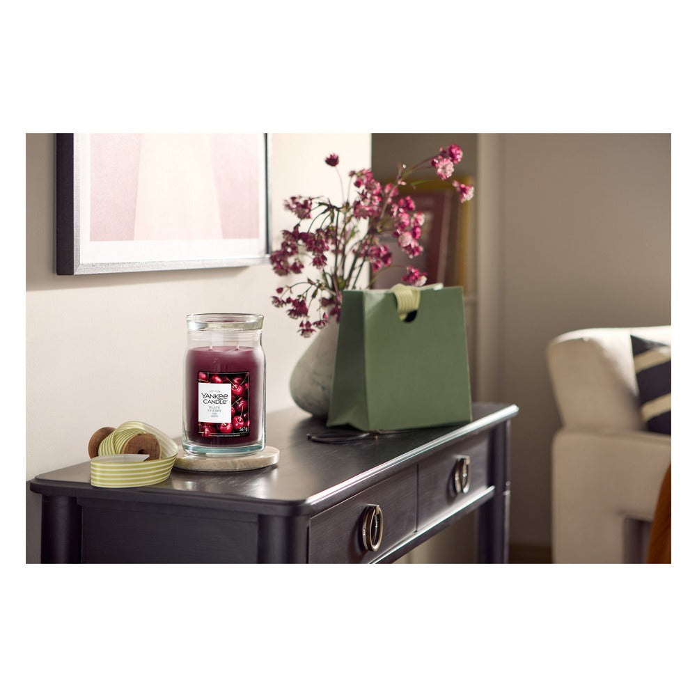 Candela Giara Grande Yankee Candle Signature Black Cherry 4