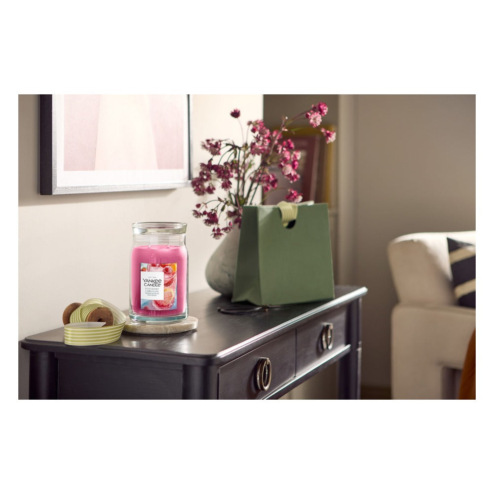 Candela Giara Grande Yankee Candle Signature Iced Berry Lemonade 4