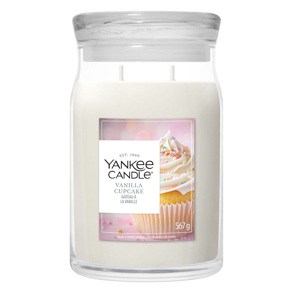 Candela Giara Grande Yankee Candle Signature Vanilla Cupcake 1