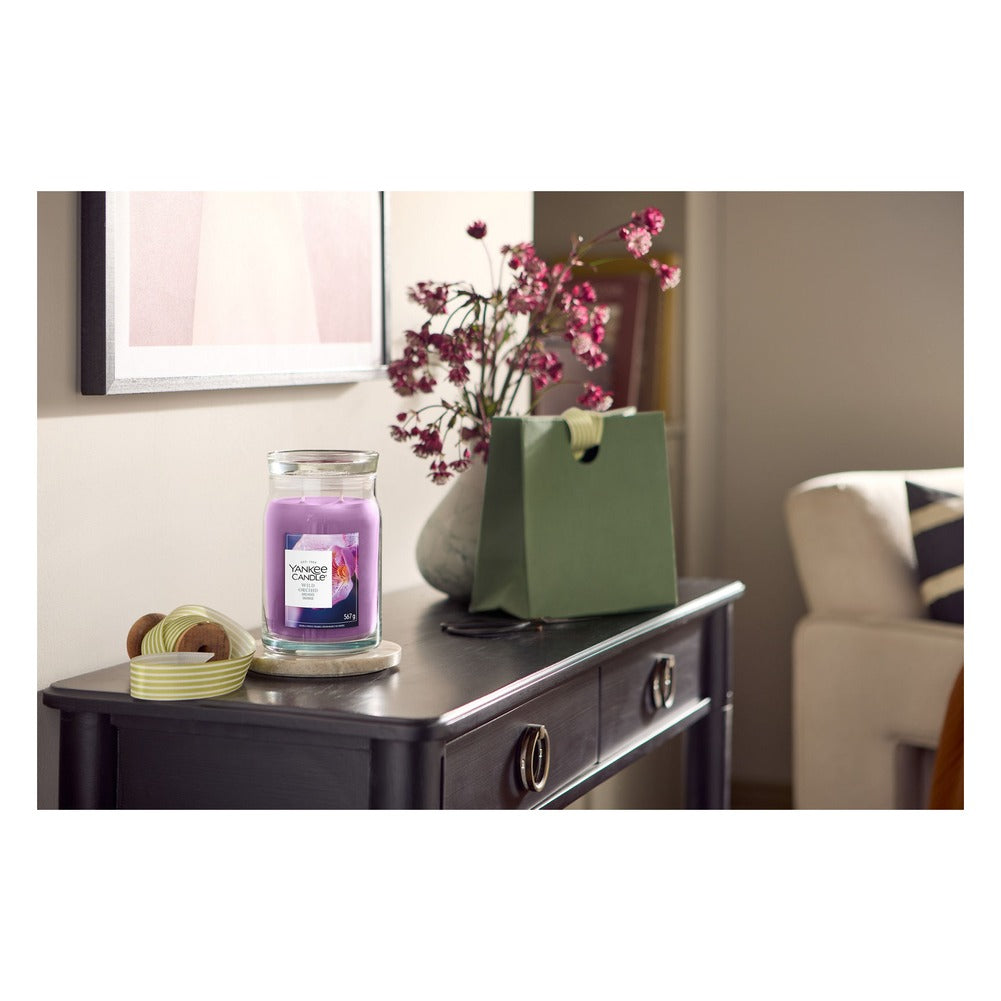 Candela Giara Grande Yankee Candle Signature Wild Orchid 4