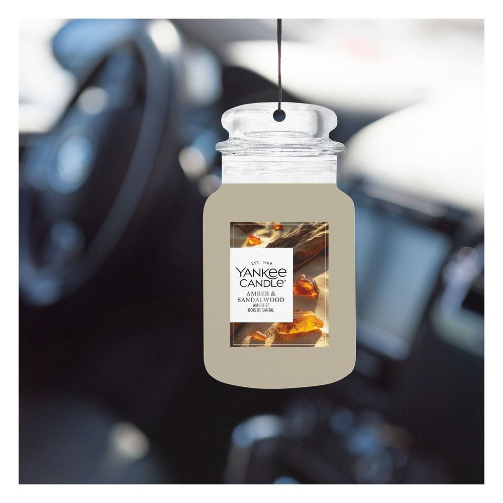 Profumatore per Auto Yankee Candle Car Jar Amber & Sandalwood 3