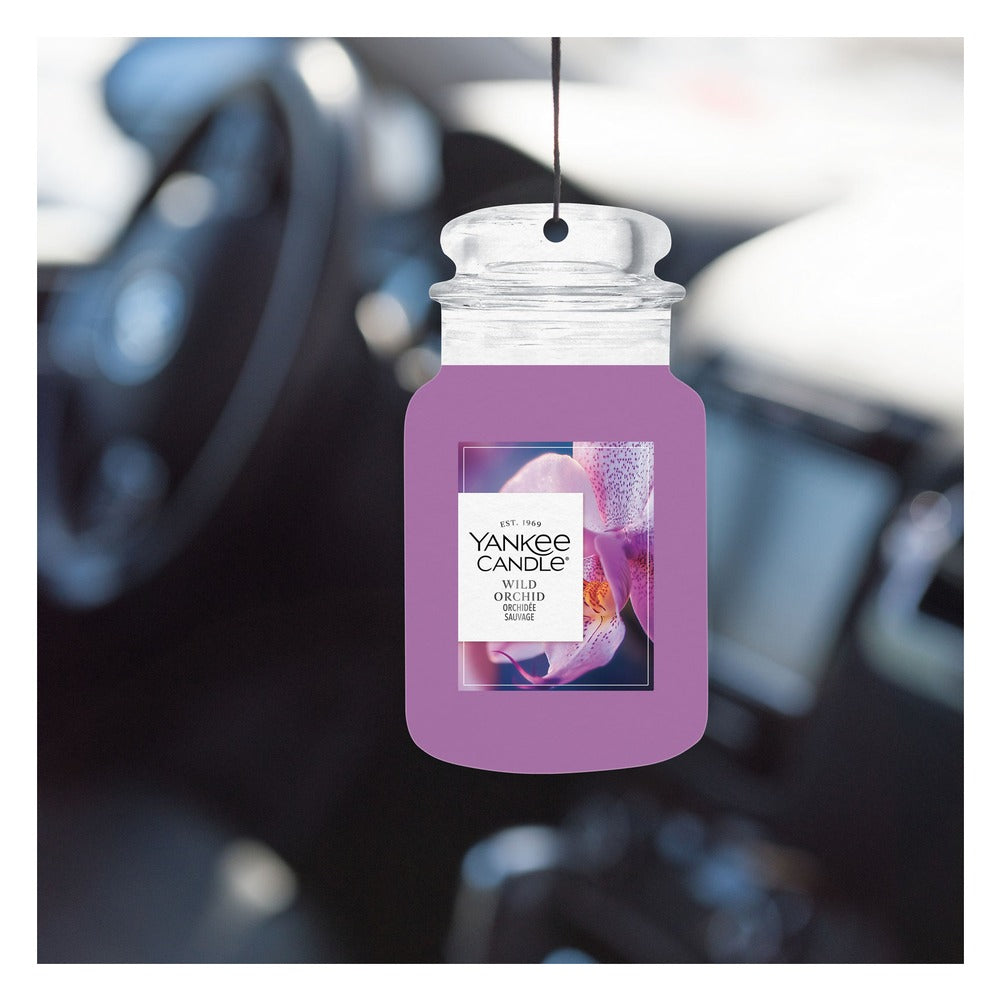 Profumatore per Auto Yankee Candle Car Jar Wild Orchid 3