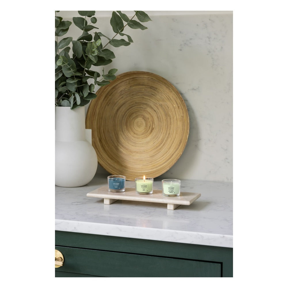 Candela Votiva in Vetro Yankee Candle Signature Bayside Cedar 3