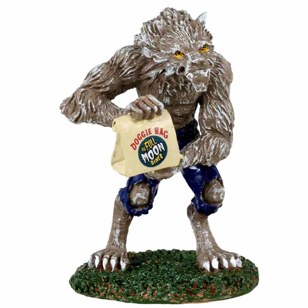 Wolfie Eats Out Spooky Town Lemax Cod 32200 1