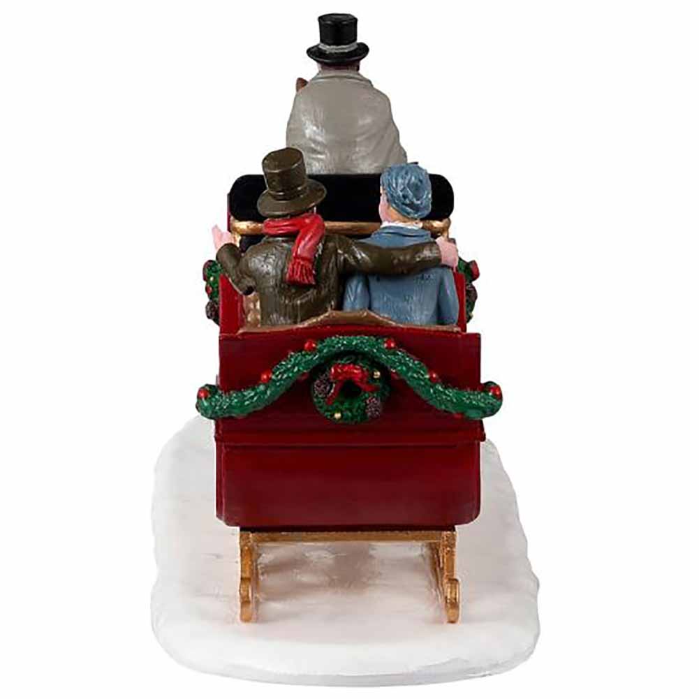 Scenic sleigh ride Caddington Village Lemax Cod 33620 2