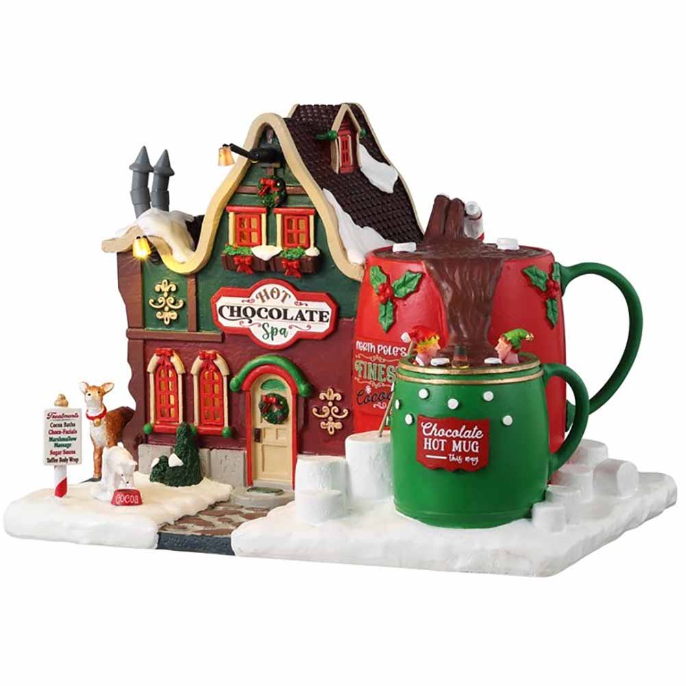 Hot chocolate spa Santa's Wonderland Lemax Cod 35070