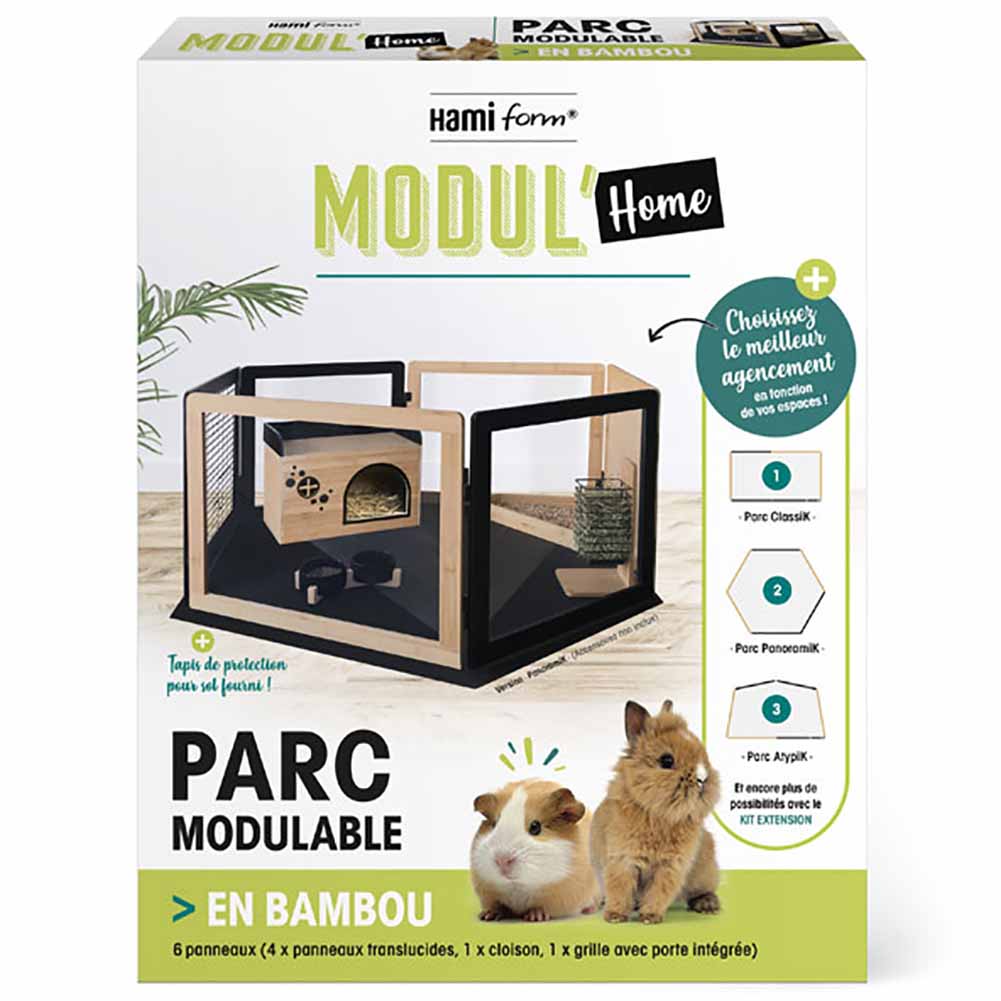 Box per roditori con tappetino Modul'Home Hamiform D40
