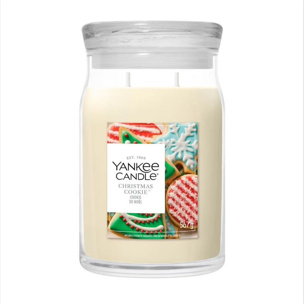 Candela Giara Grande Yankee Candle Signature Christmas Cookie 1