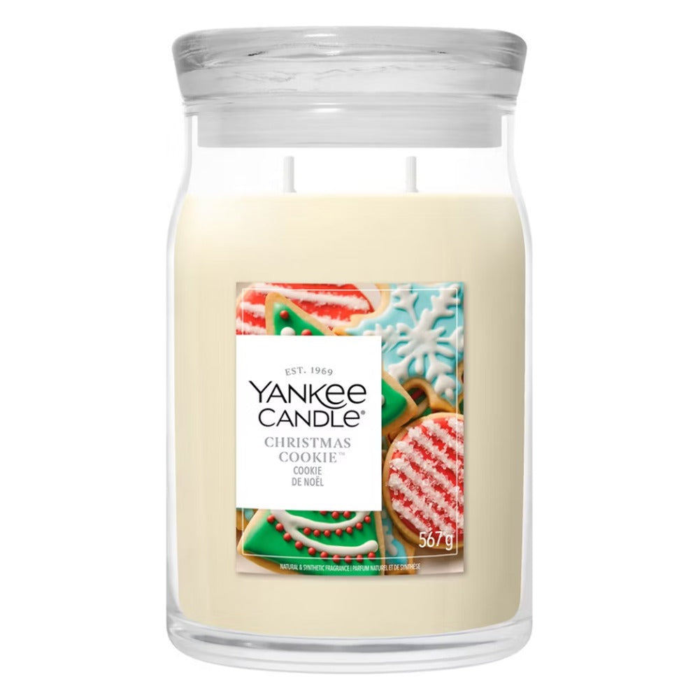 Candela Giara Grande Yankee Candle Signature Christmas Cookie 4