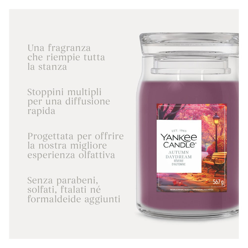 Candela Giara Grande Yankee Candle Signature Autumn Daydream 6