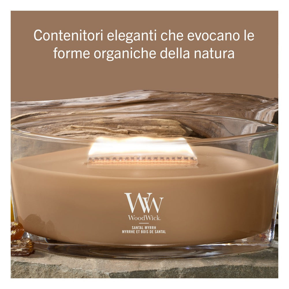 Candela Ellipse WoodWick Santal Myrrh 3