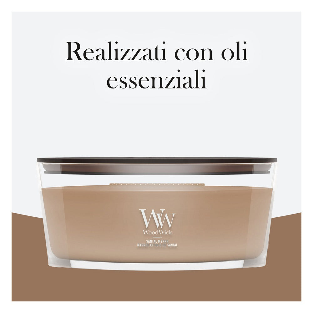 Candela Ellipse WoodWick Santal Myrrh 5