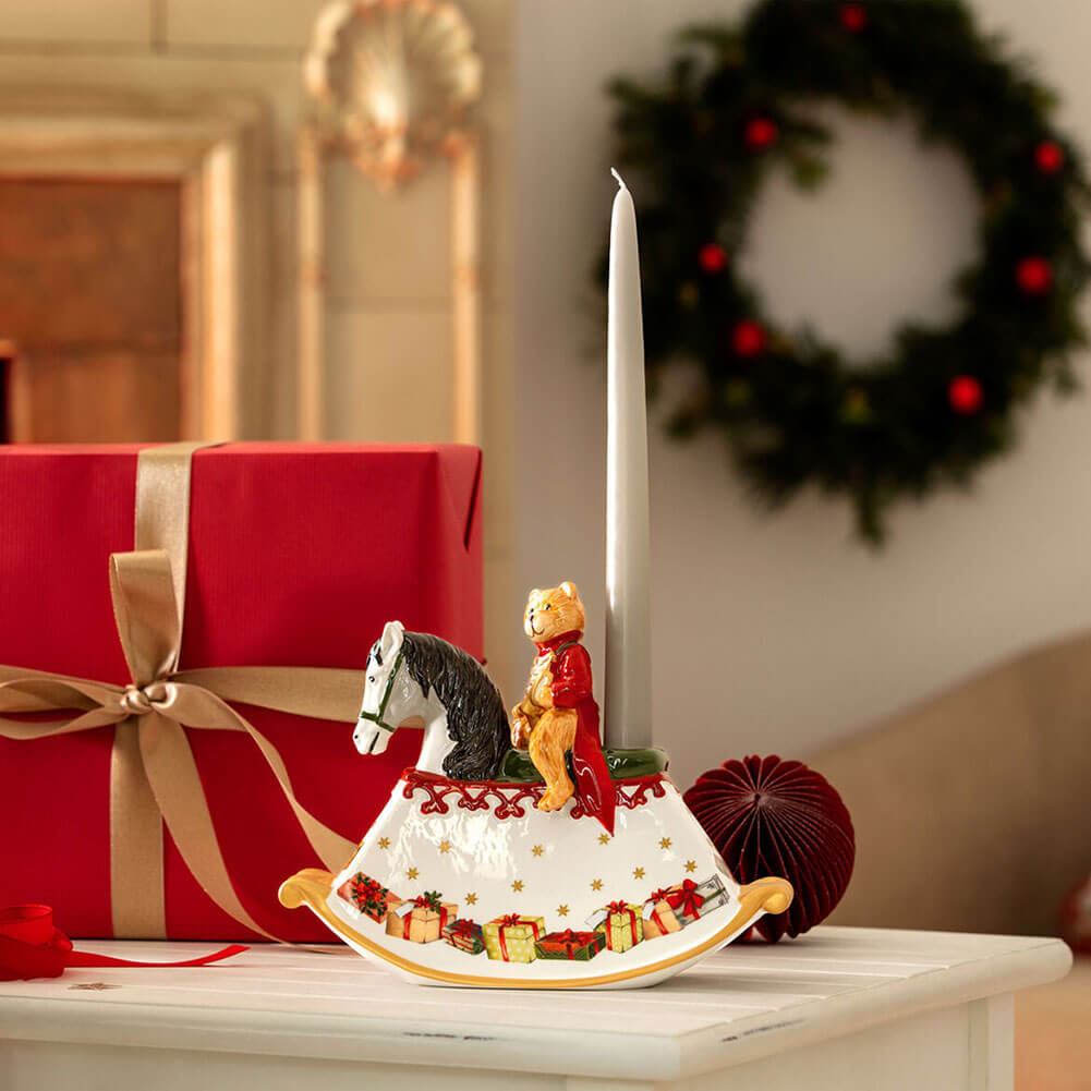 Portacandele Cavallo a dondolo Christmas Toys  Villeroy & Boch 3