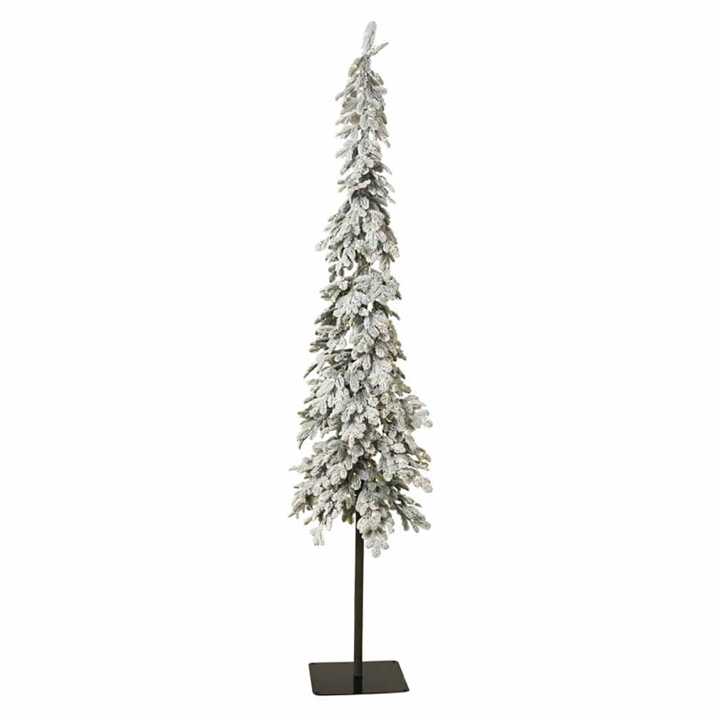 Albero di Natale artificiale illuminato Abete Alpino innevato Everlands 240 cm, 250 LED 1