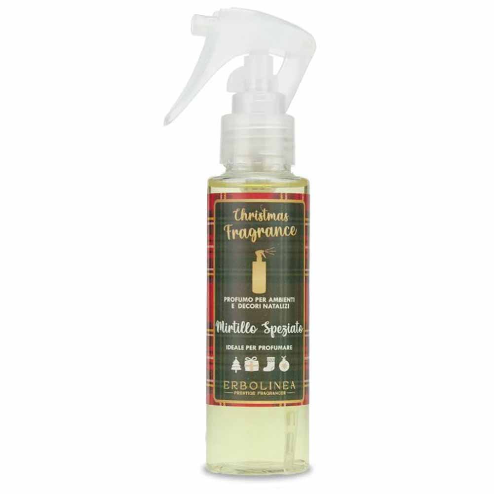 Profumatore d'Ambiente Spray Mirtillo speziato 100ml Erbolinea 1