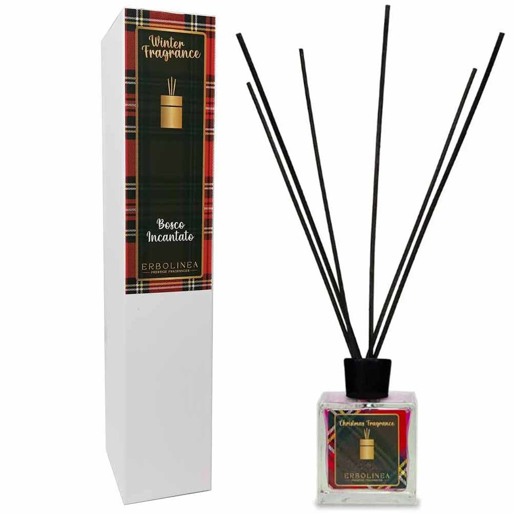 Diffusore a bastoncino Bosco incantato 100ml Erbolinea 1