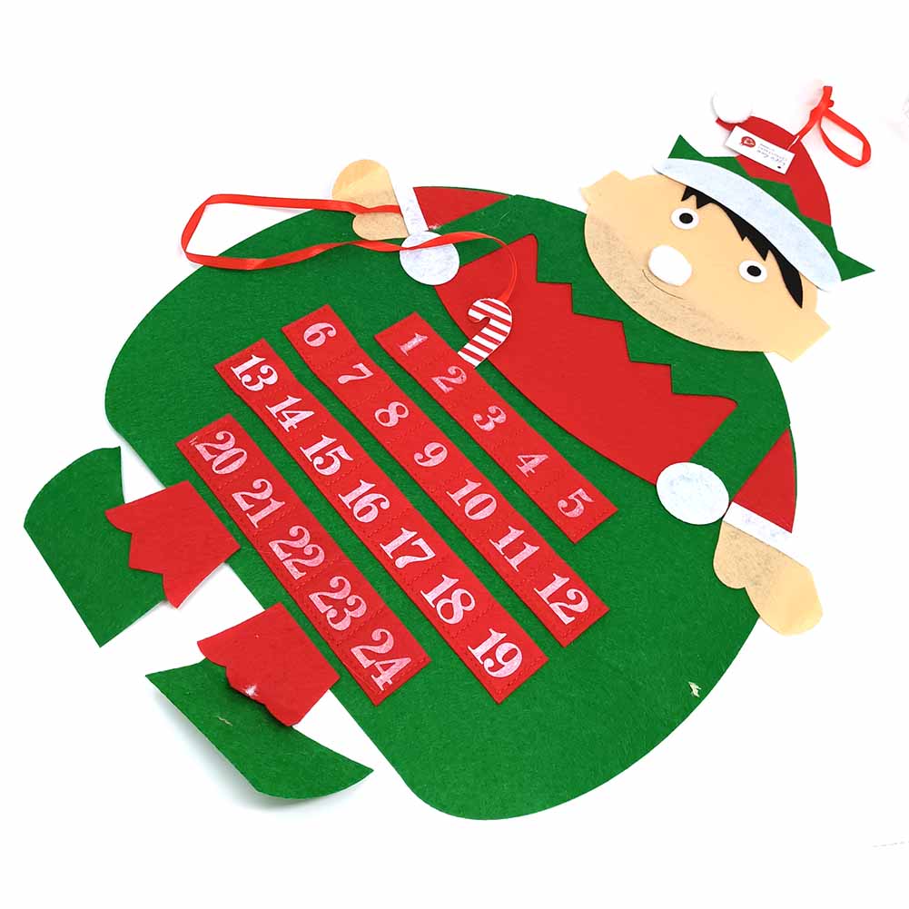 Calendario avvento elfo panciuto
