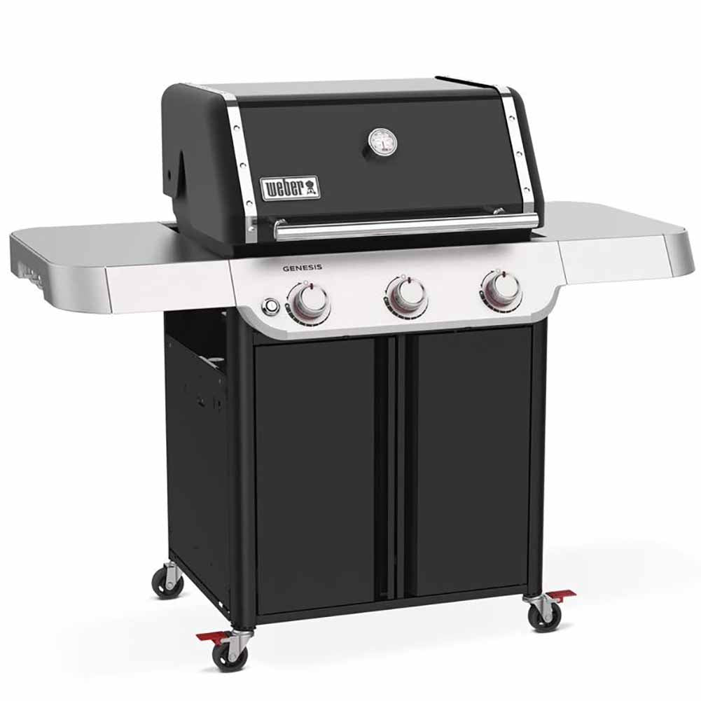 Weber Genesis E-315 nero barbecue a gas con copertura Premium 5