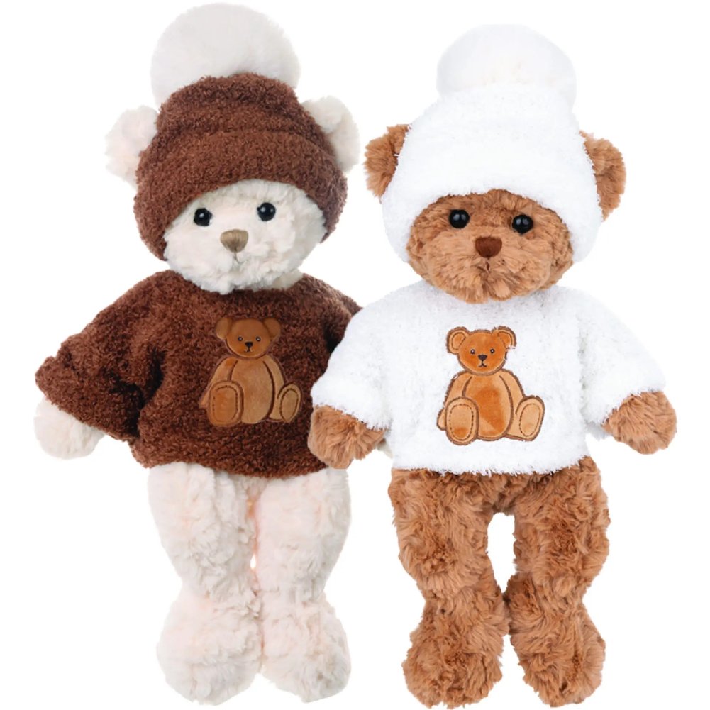 Orsetti di Peluche con Cappello Hunter & River Bukowski 35 cm, 2 Modelli 1