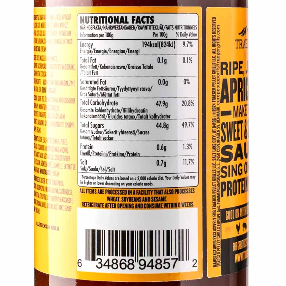 Salsa Apricot Traeger 440ml 3