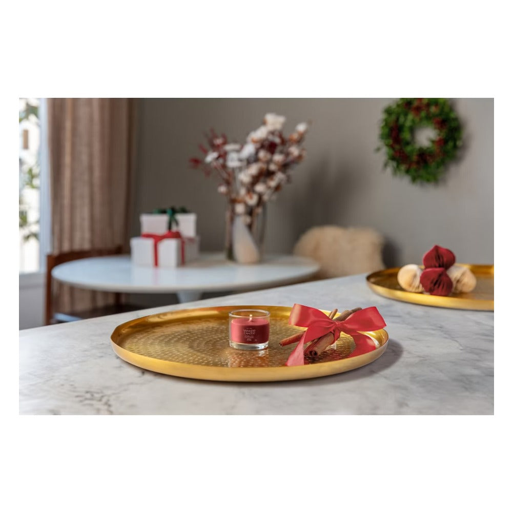 Candela Votiva in Vetro Yankee Candle Signature Sparkling Cinnamon 3