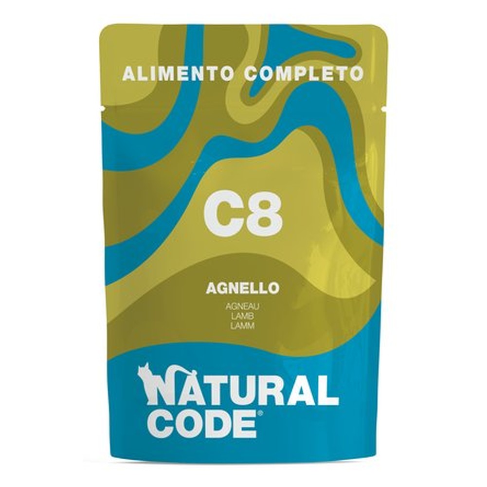 Busta Natural Code C8 Agnello Alimento Umido per Gatti Adulti 70g 1