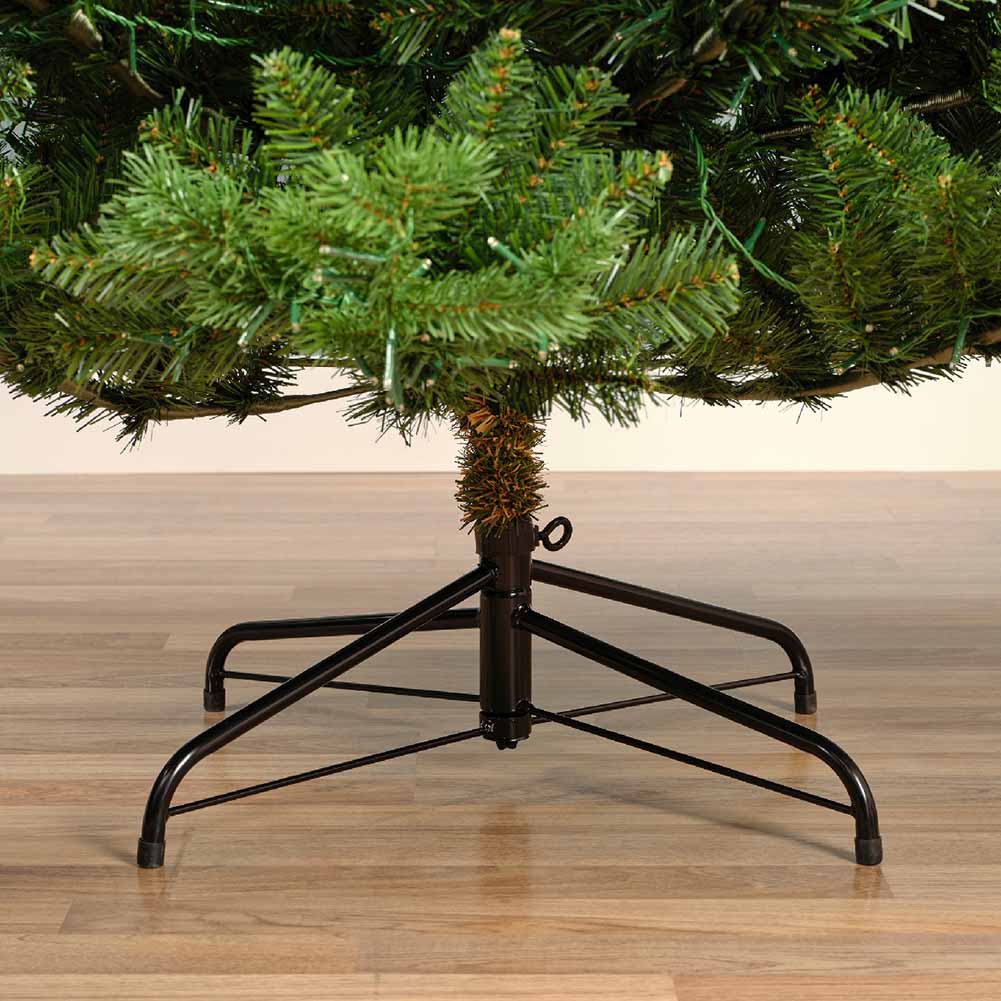 Albero di Natale Illuminato Abete Ollomont 240cm 3100 led bianco caldo 3