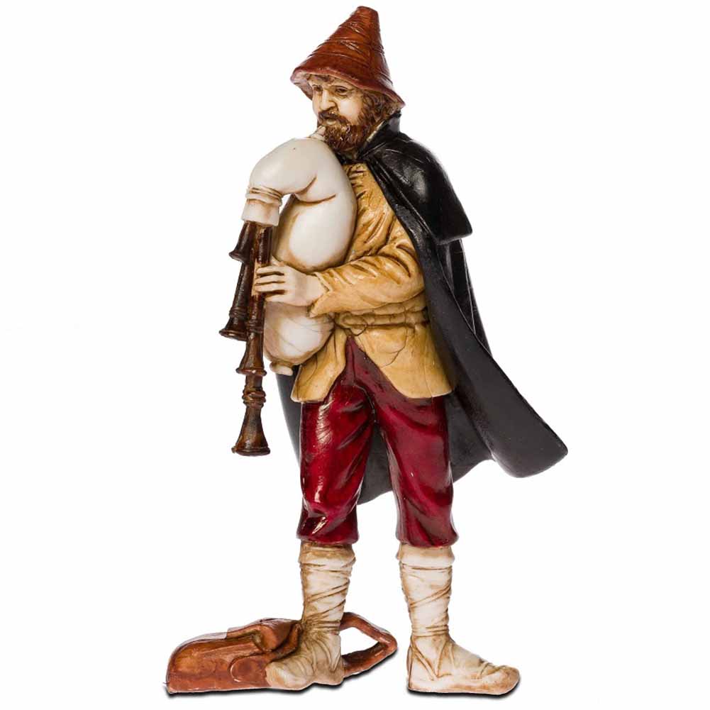 Statuina Presepe Zampognaro 11 cm Moranduzzo 1