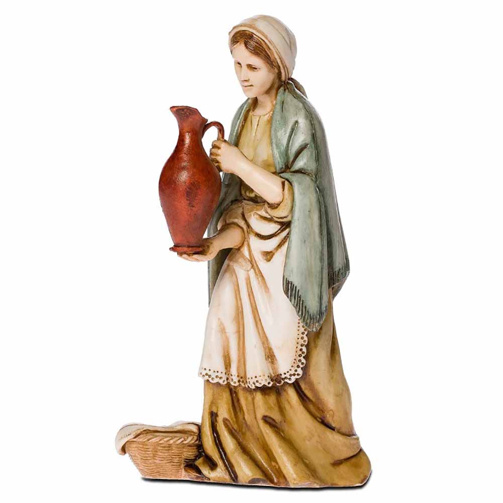 Statuina Presepe Donna con Brocca 11 cm Moranduzzo 1