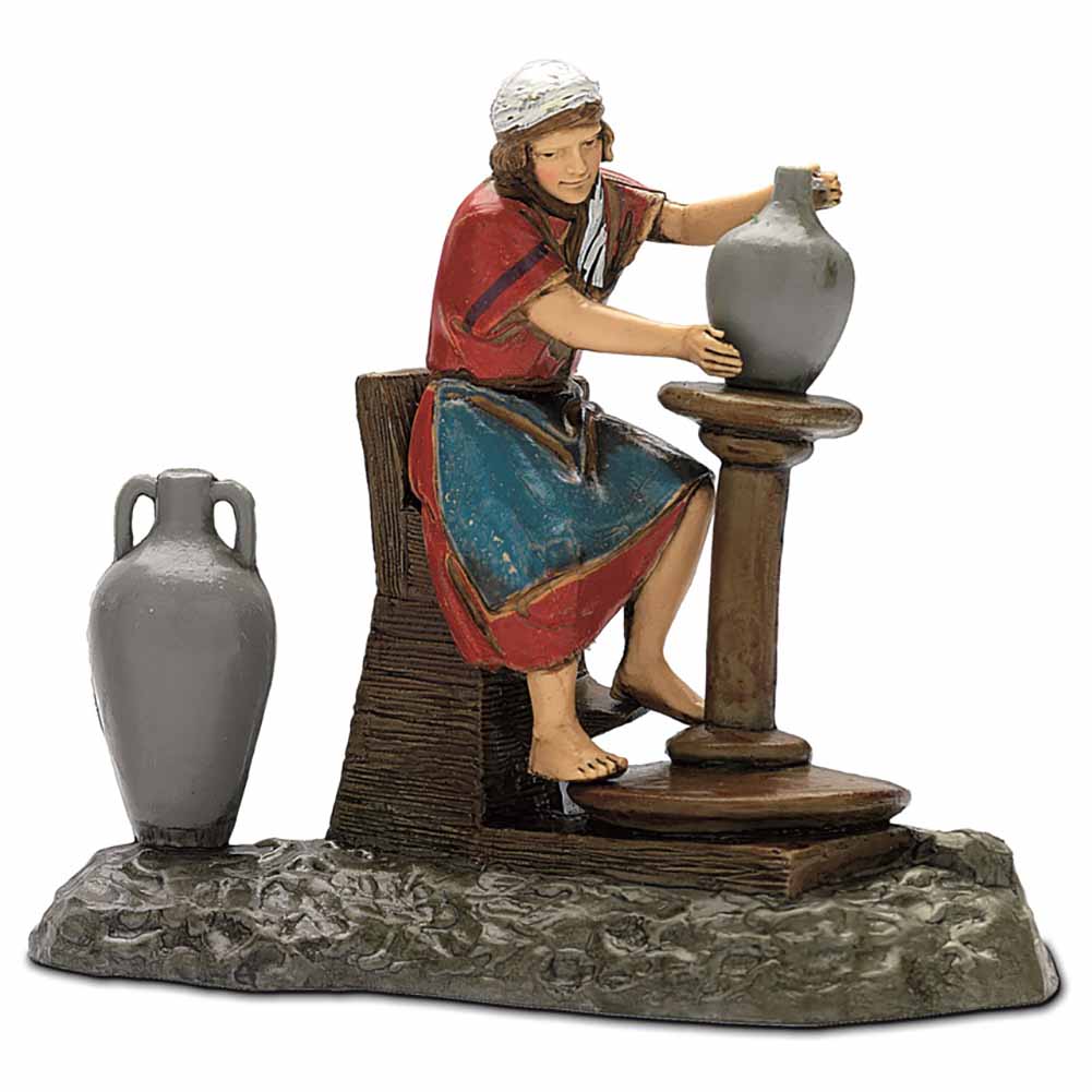 Statuina Presepe Vasaio 10 cm Moranduzzo 1