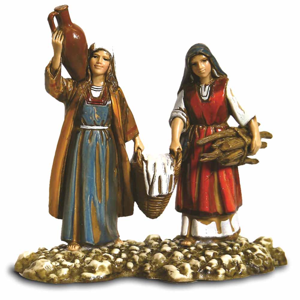 Statuina Presepe Lavandaie 10 cm Moranduzzo 1