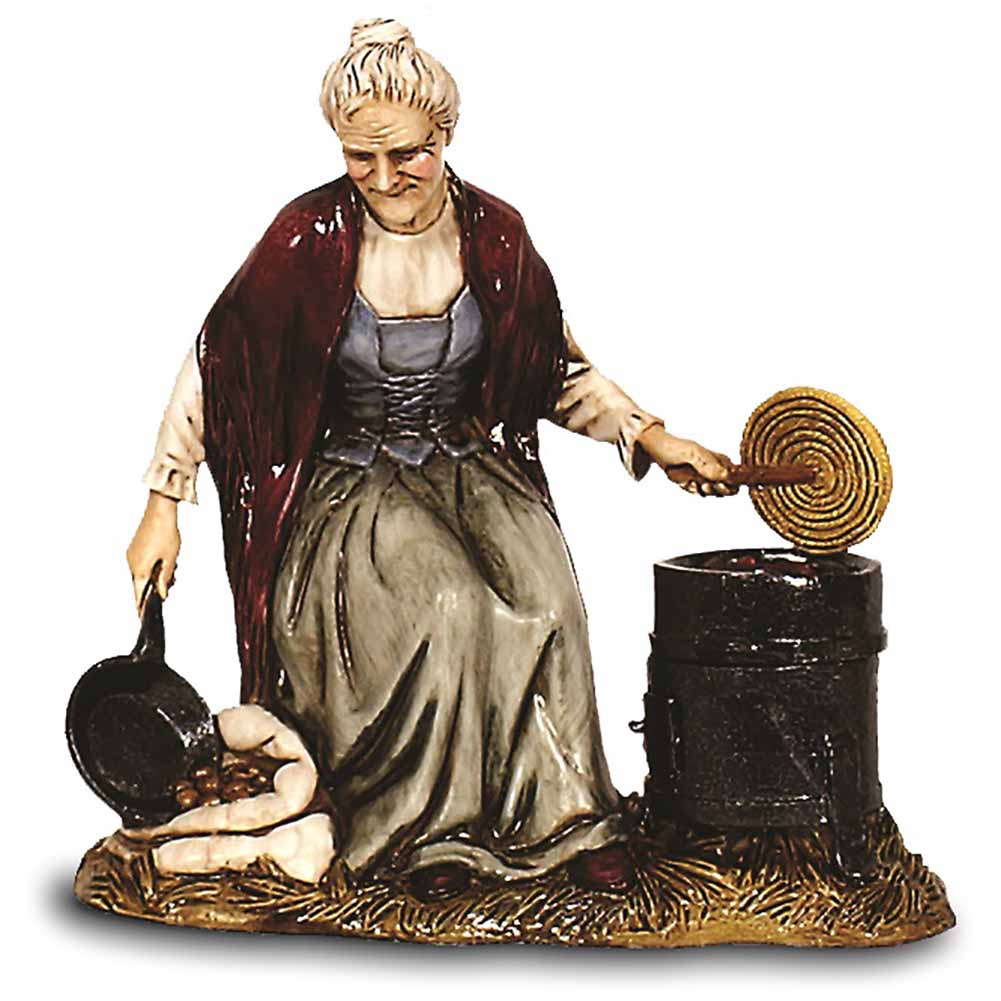 Statuina Presepe Castagnara 12 cm Moranduzzo 1