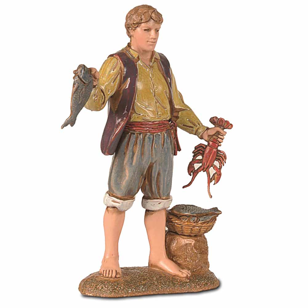 Statuina Presepe Pescatore 12 cm Moranduzzo 1