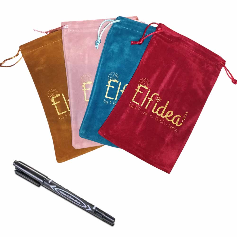 Pendente personalizzabile Tre Elfetti con Albero e regali Elfidea 2