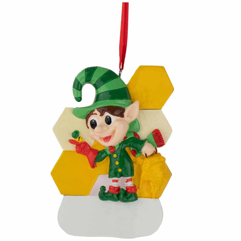 Pendente personalizzabile Elfetto apicoltore Elfidea 1