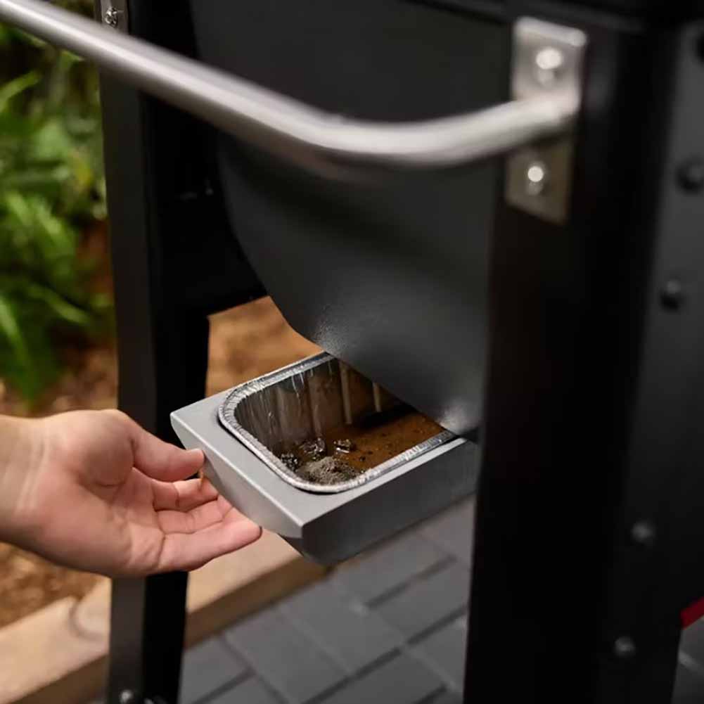 Weber Smoque barbecue a pellet con supporto cottura per pollo Gourmet Barbecue System 3