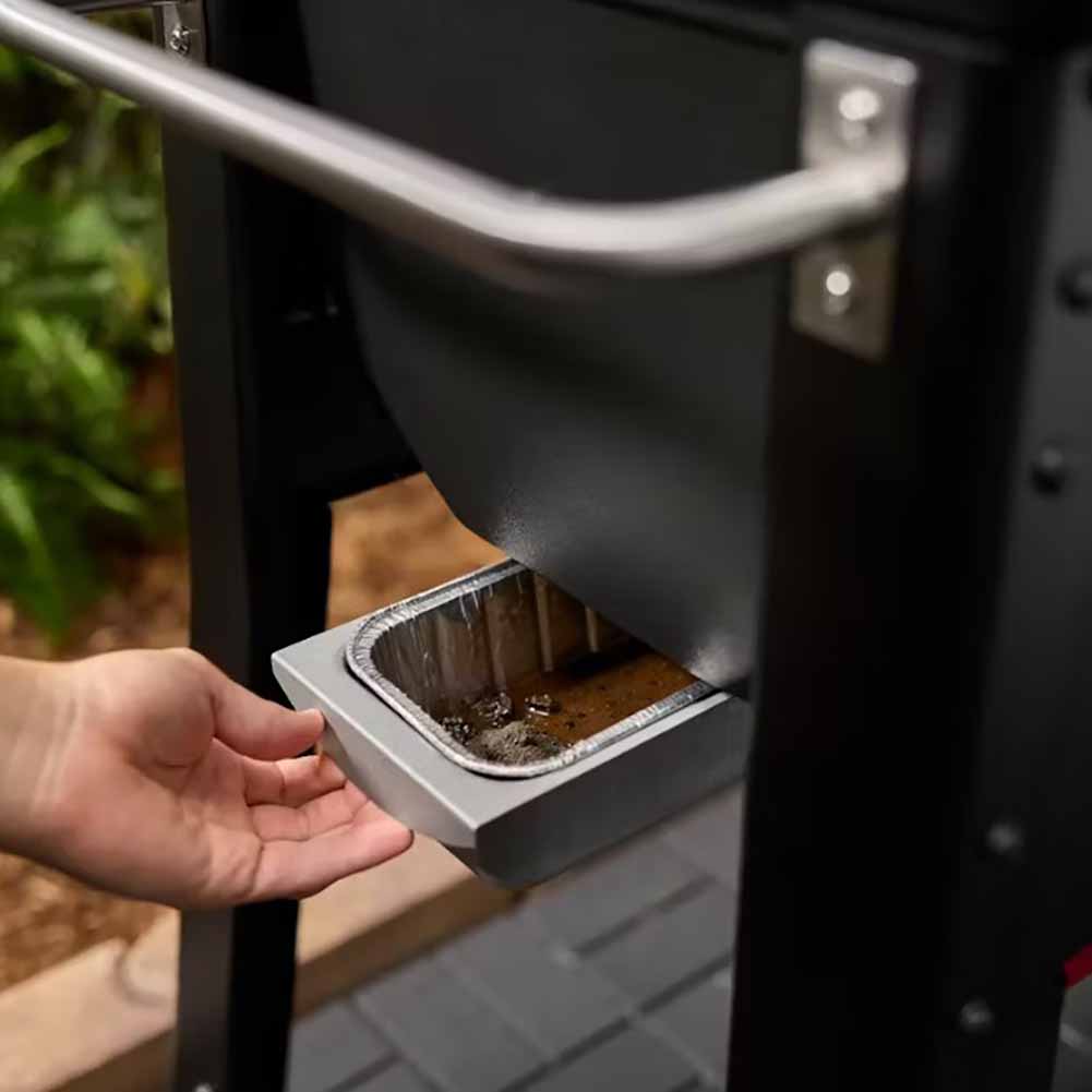 Weber Smoque XL barbecue a pellet con supporto cottura per pollo Gourmet Barbecue System 3