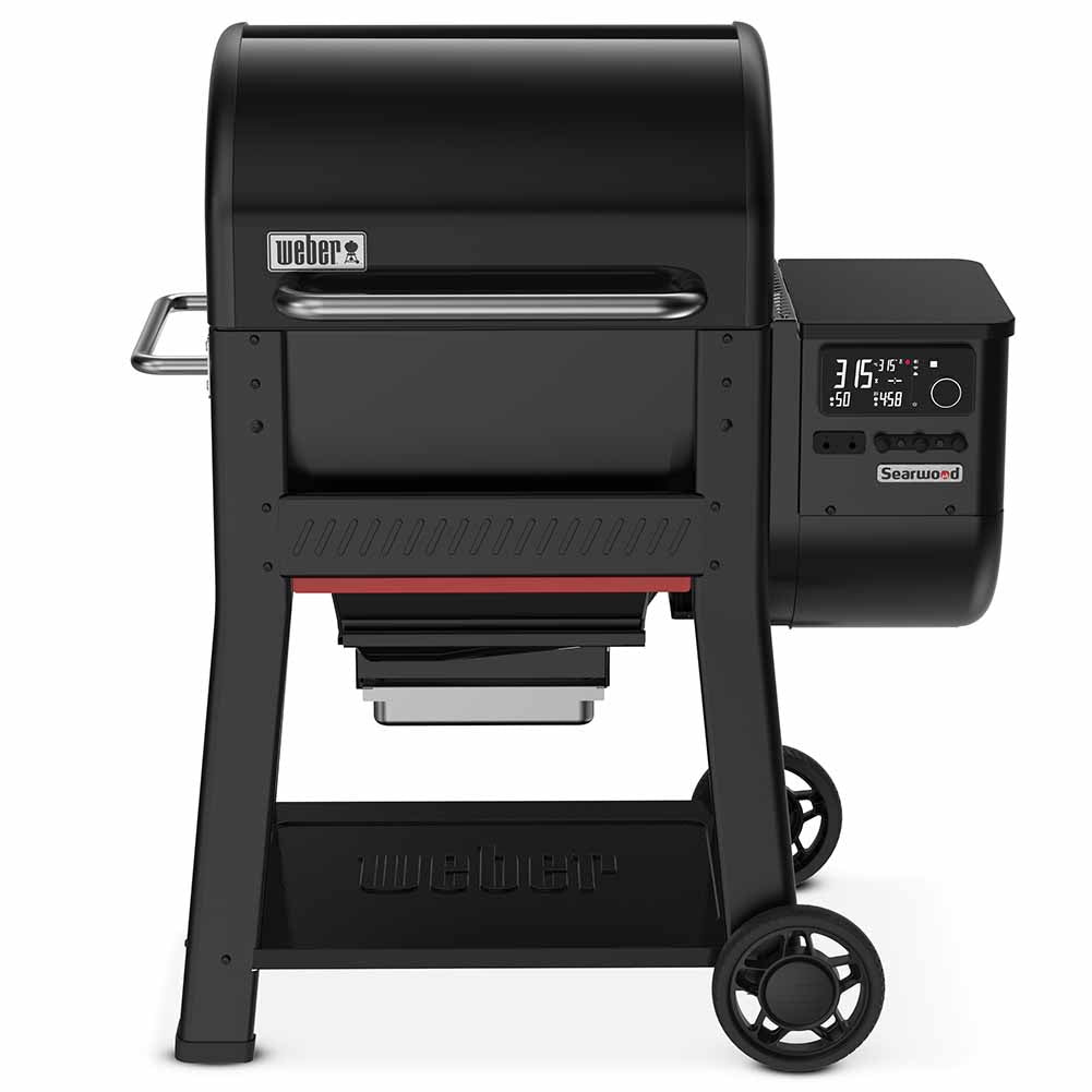 Kit Barbecue Weber Searwood con Supporto di Cottura per Pollo