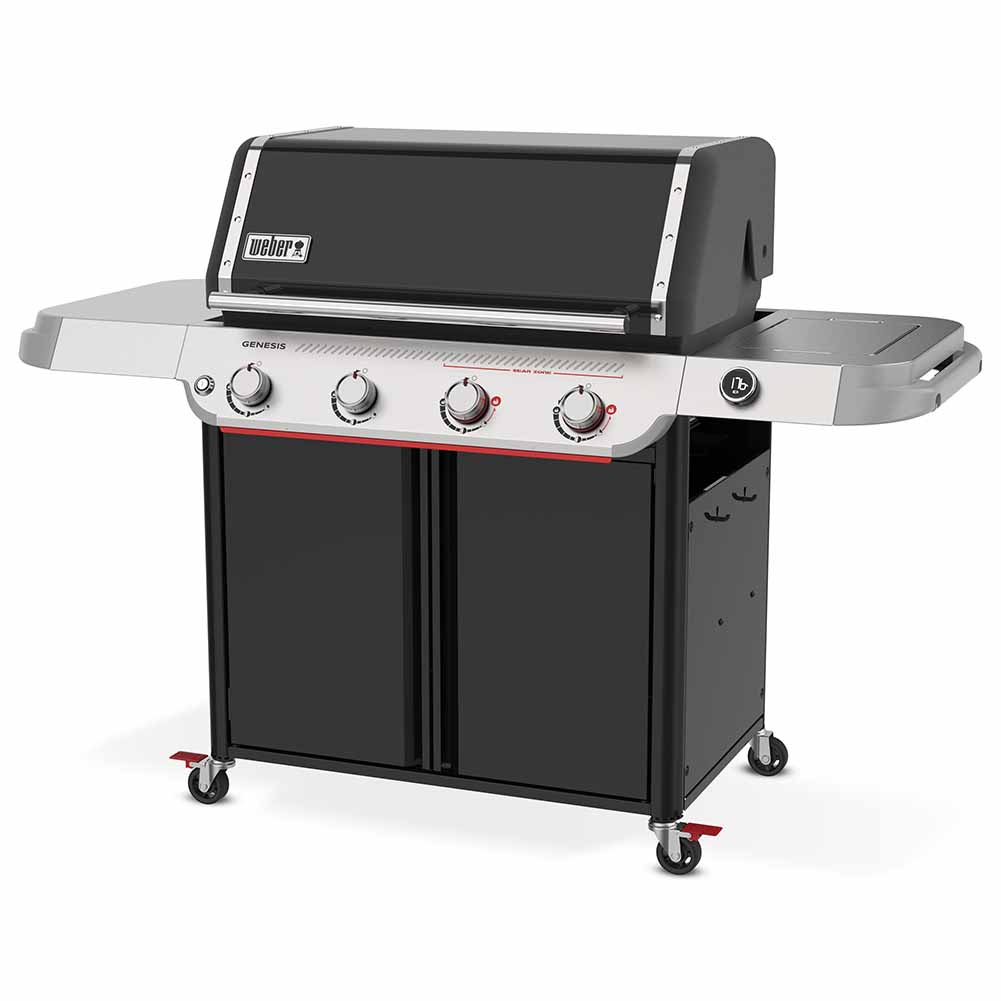 Weber Genesis E-425W Barbecue a gas 4 bruciatori con Sear Zone Boost e copertura Weber Premium 6