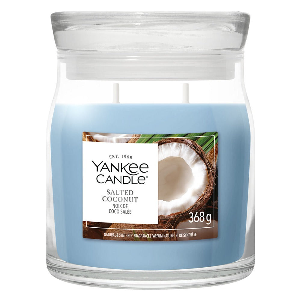 Candela Giara Media Yankee Candle Signature Salted Coconut 1