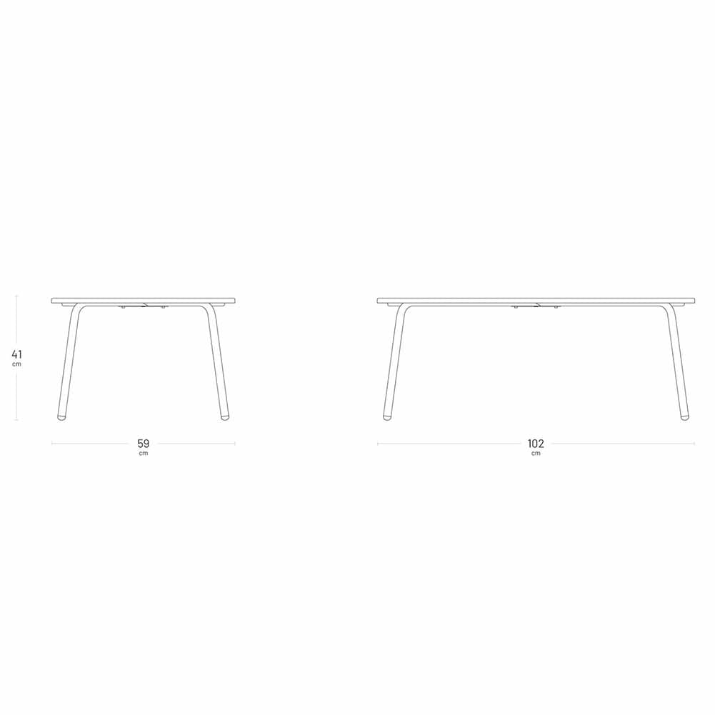 Set Divano Sedie e Tavolino Lafuma dark grey 15
