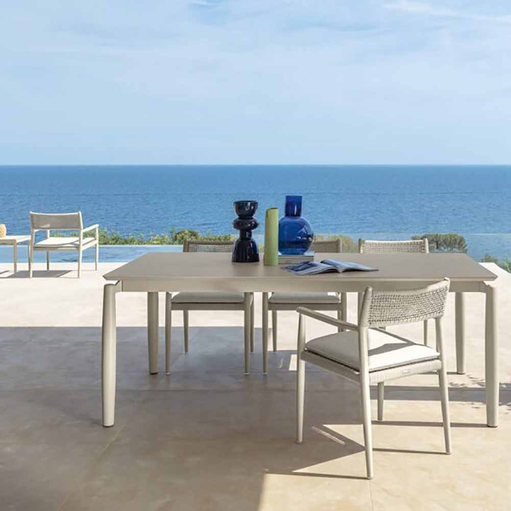 Tavolo allungabile Dolcevita Warm White Beige 160/220cm Talenti 3