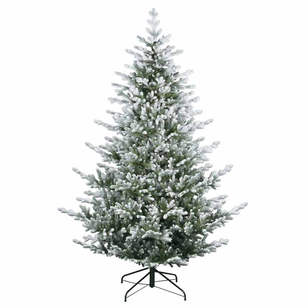 Albero di Natale artificiale Abete Livigno innevato We Love Christmas 210 cm 2