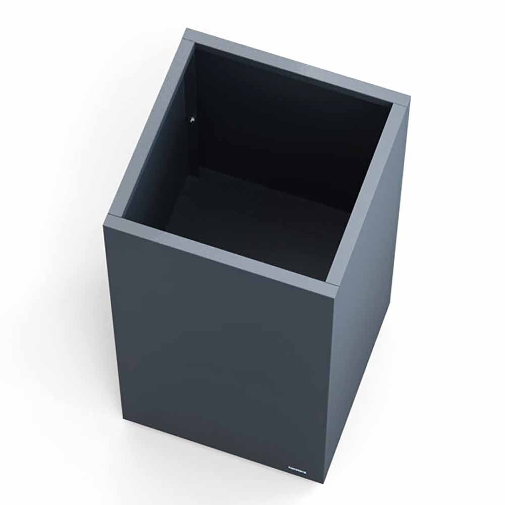 Vaso Herstera Metal planter Column Antracite 50x50x100cm 08977801 5