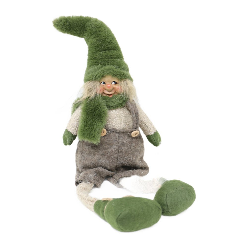 Folletto del bosco gambe molli grigio e verde We Love Christmas 43 cm assortito bambino/bambina 2